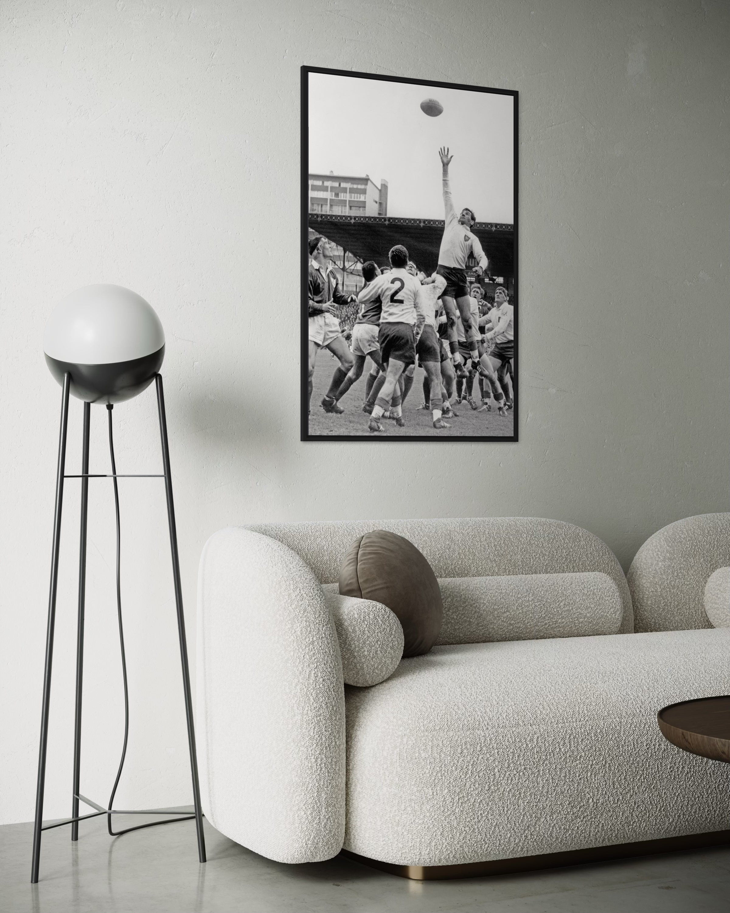 Match de rugby lors des 5 Nations - Photo d'art