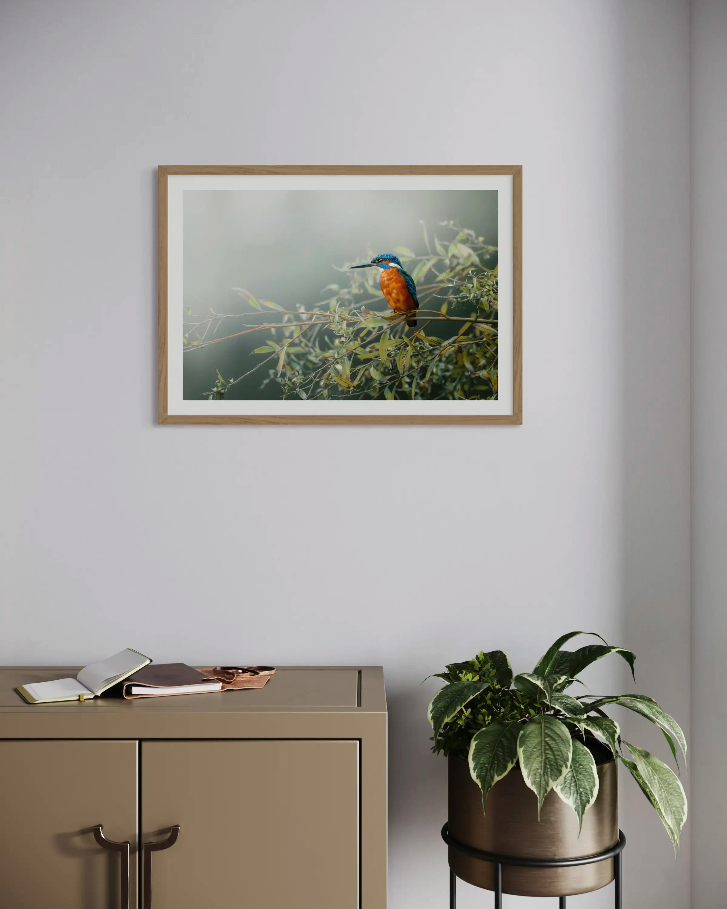 Flèche bleue - Photo d'art