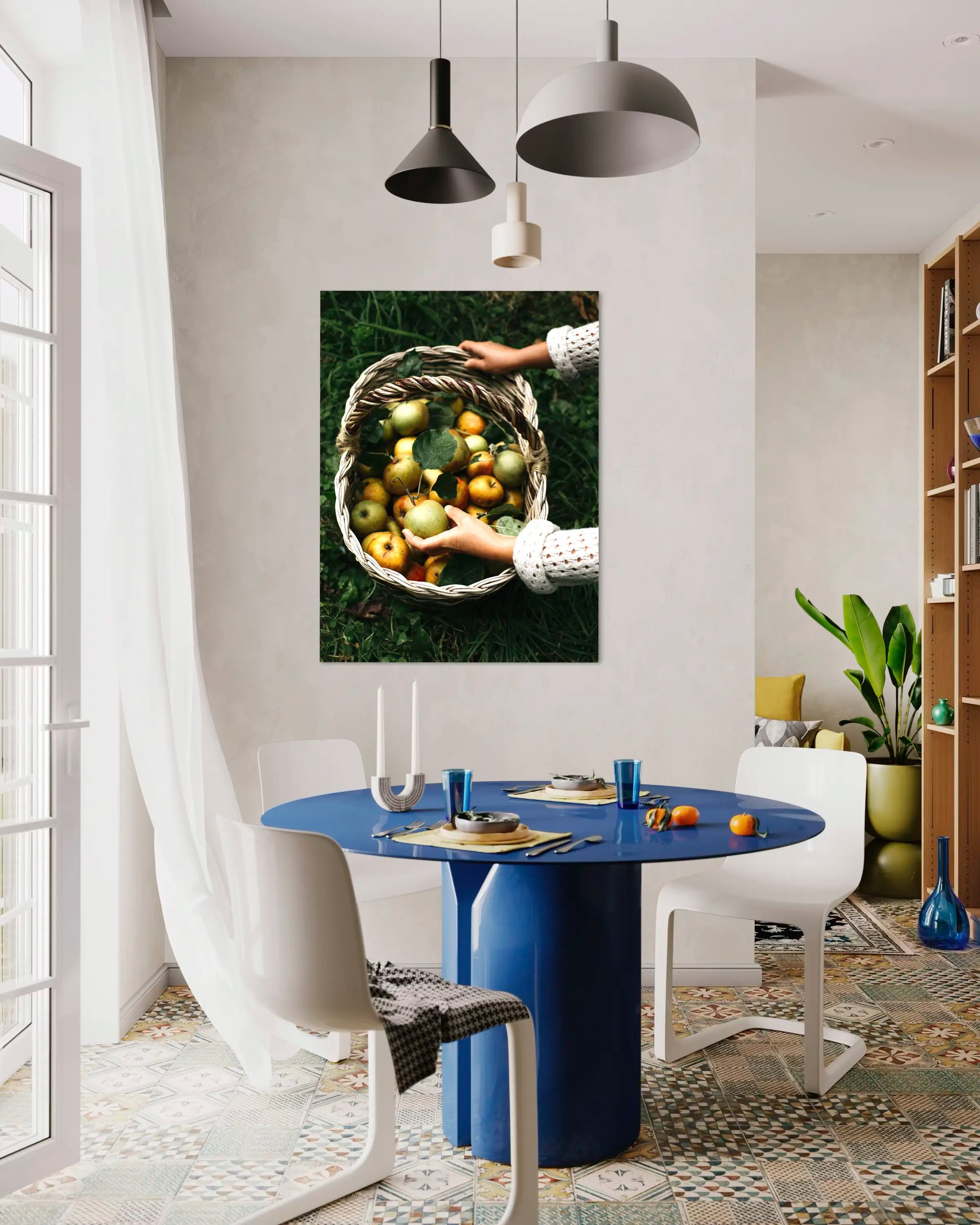 Panier de pommes - Photo d'art