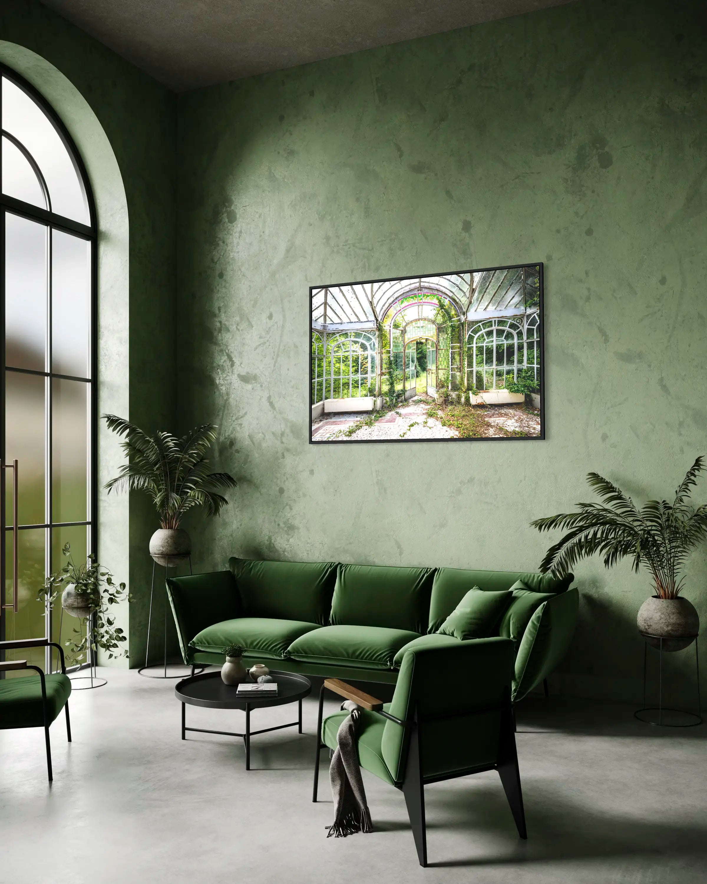 Verrière végétale - Photo d'art