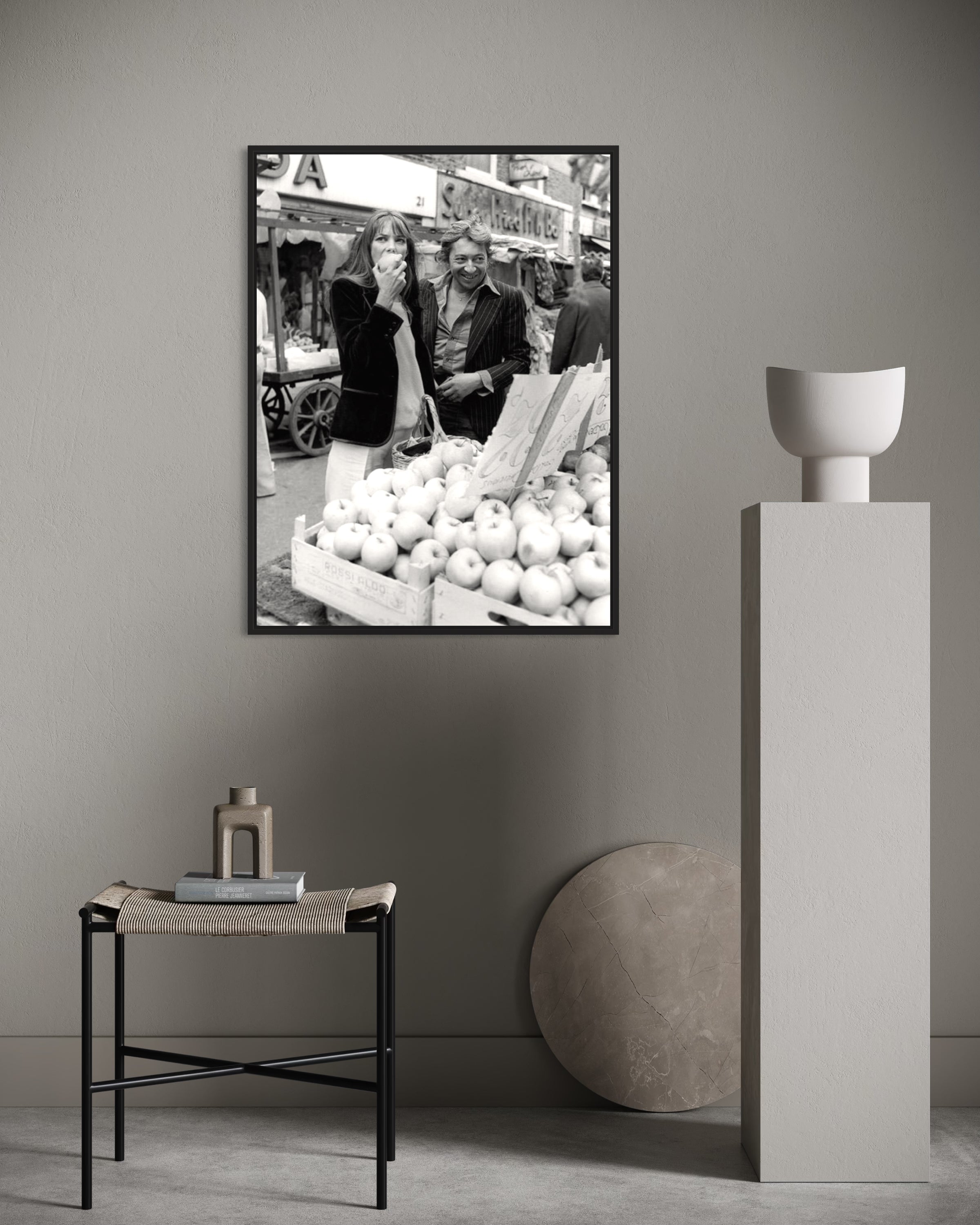 Jane Birkin et Gainsbourg à Londres - Photo d'art