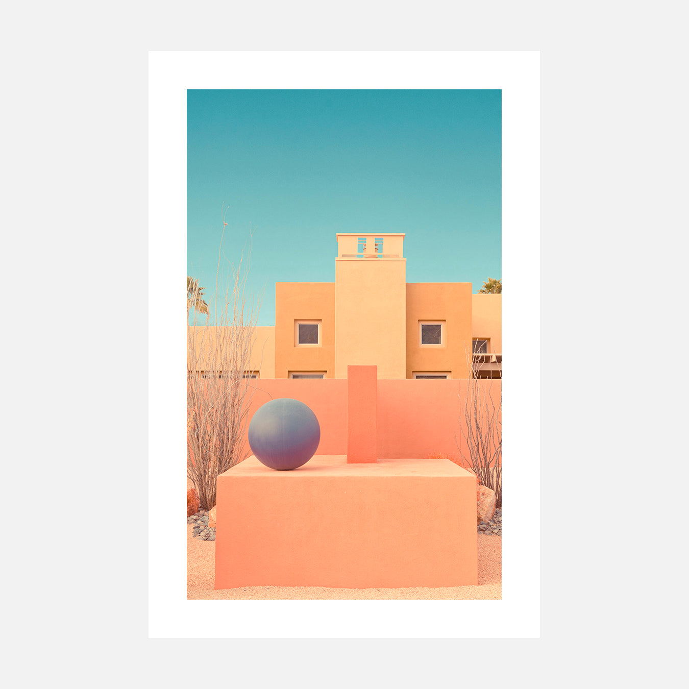 Geometric houses - Photo d'art