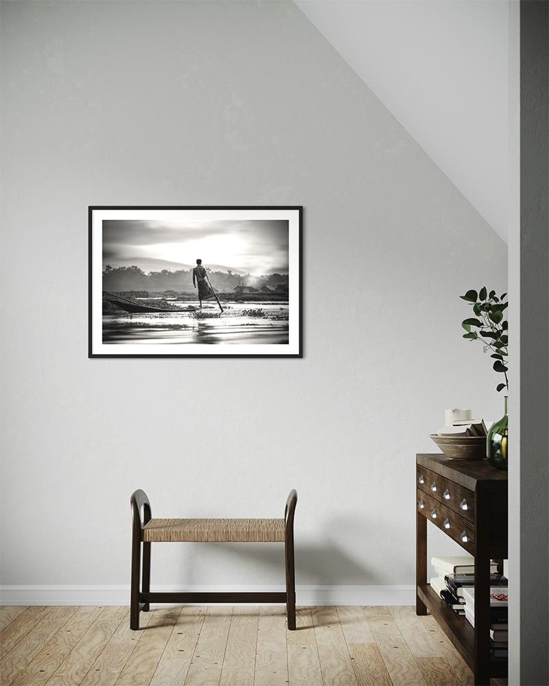 Retour de pêche - Photo d'art