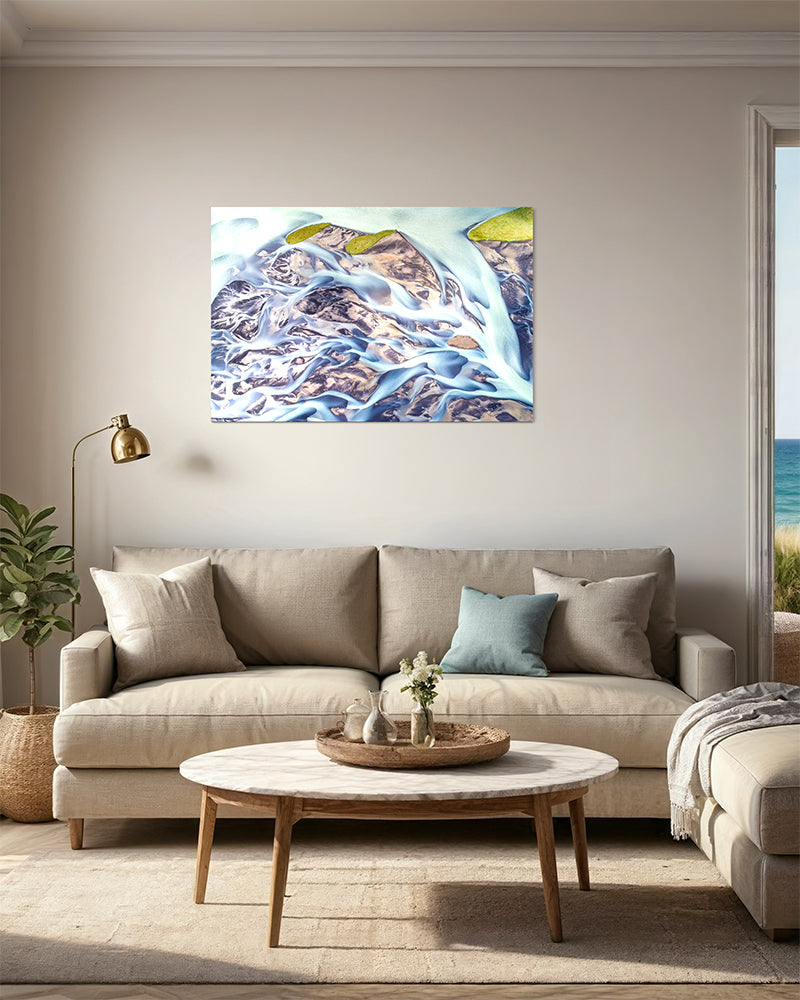 Rivière islandaise - Photo d'art