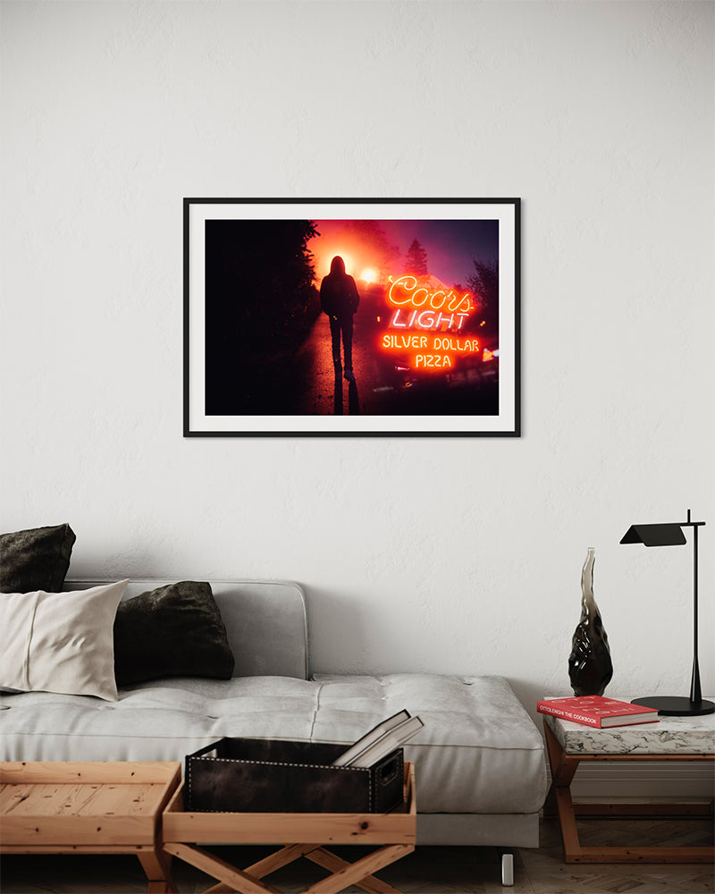 Silhouette urbaine - Photo d'art