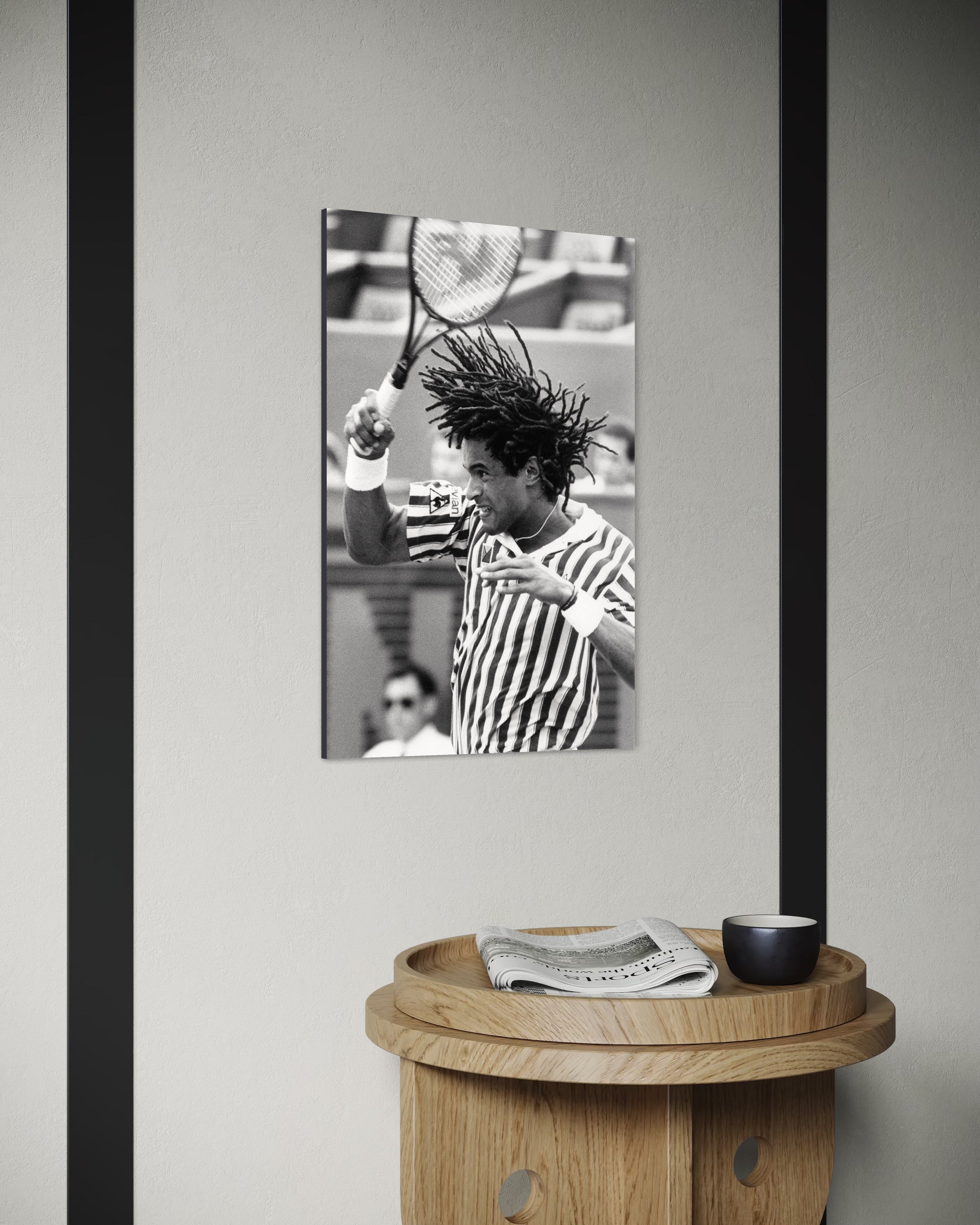 Yannick Noah à Roland Garros - Photo d'art