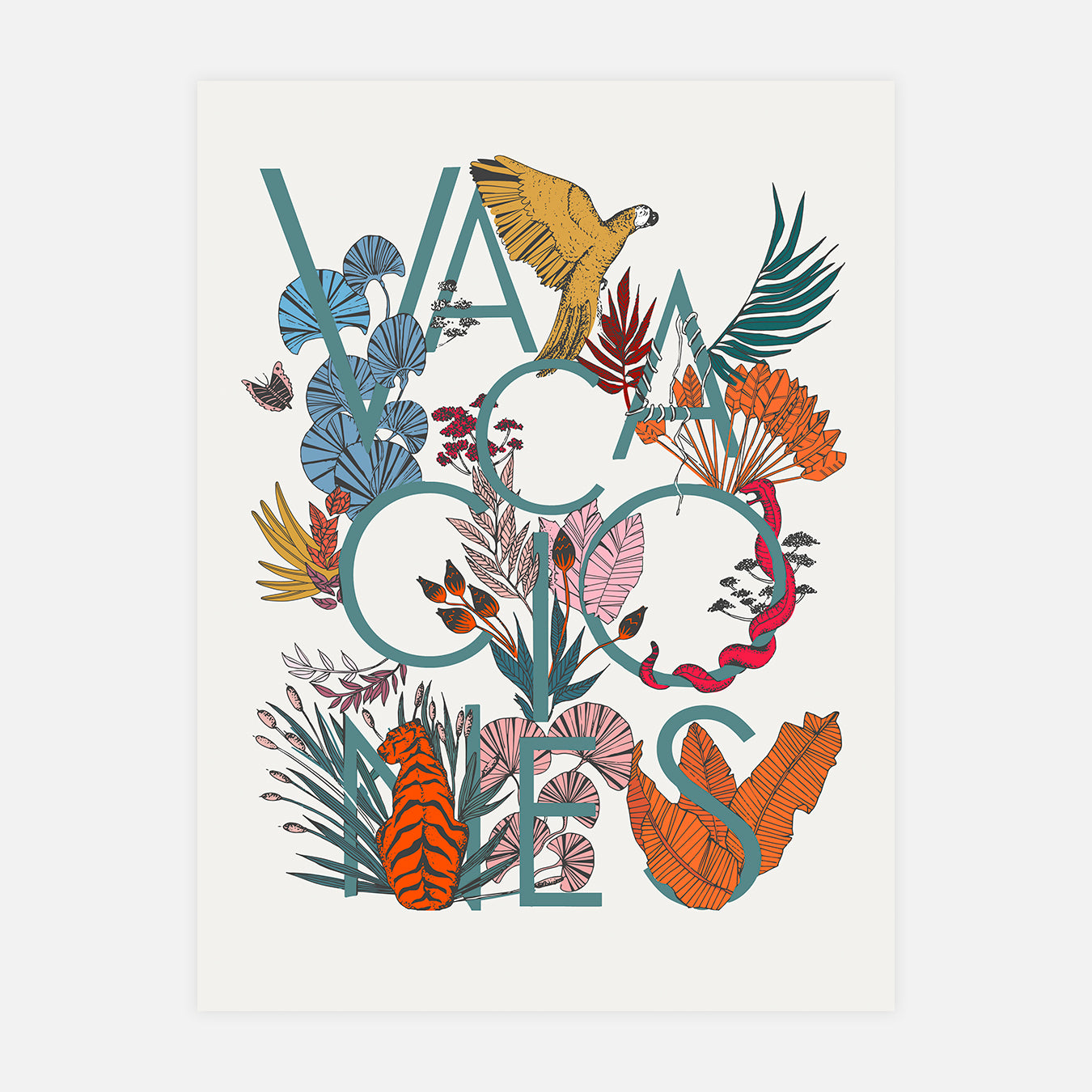 Vacaciones - Illustration d'art