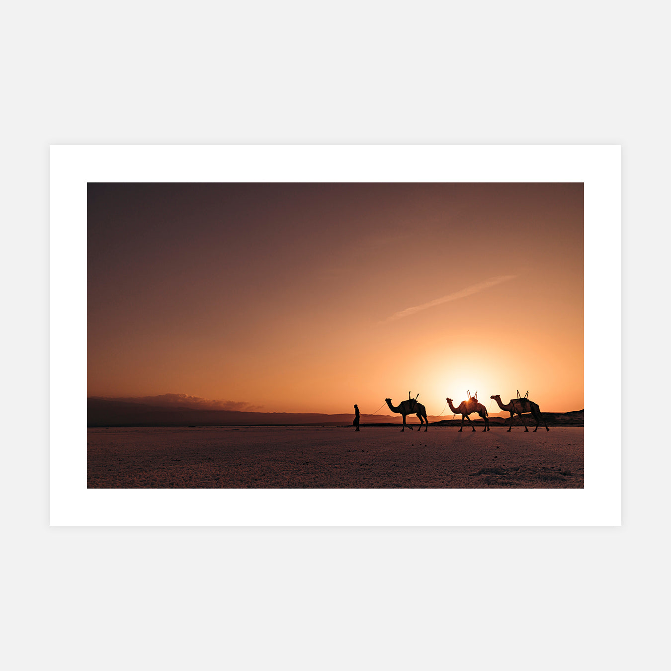 Caravane de sel - Photo d'art