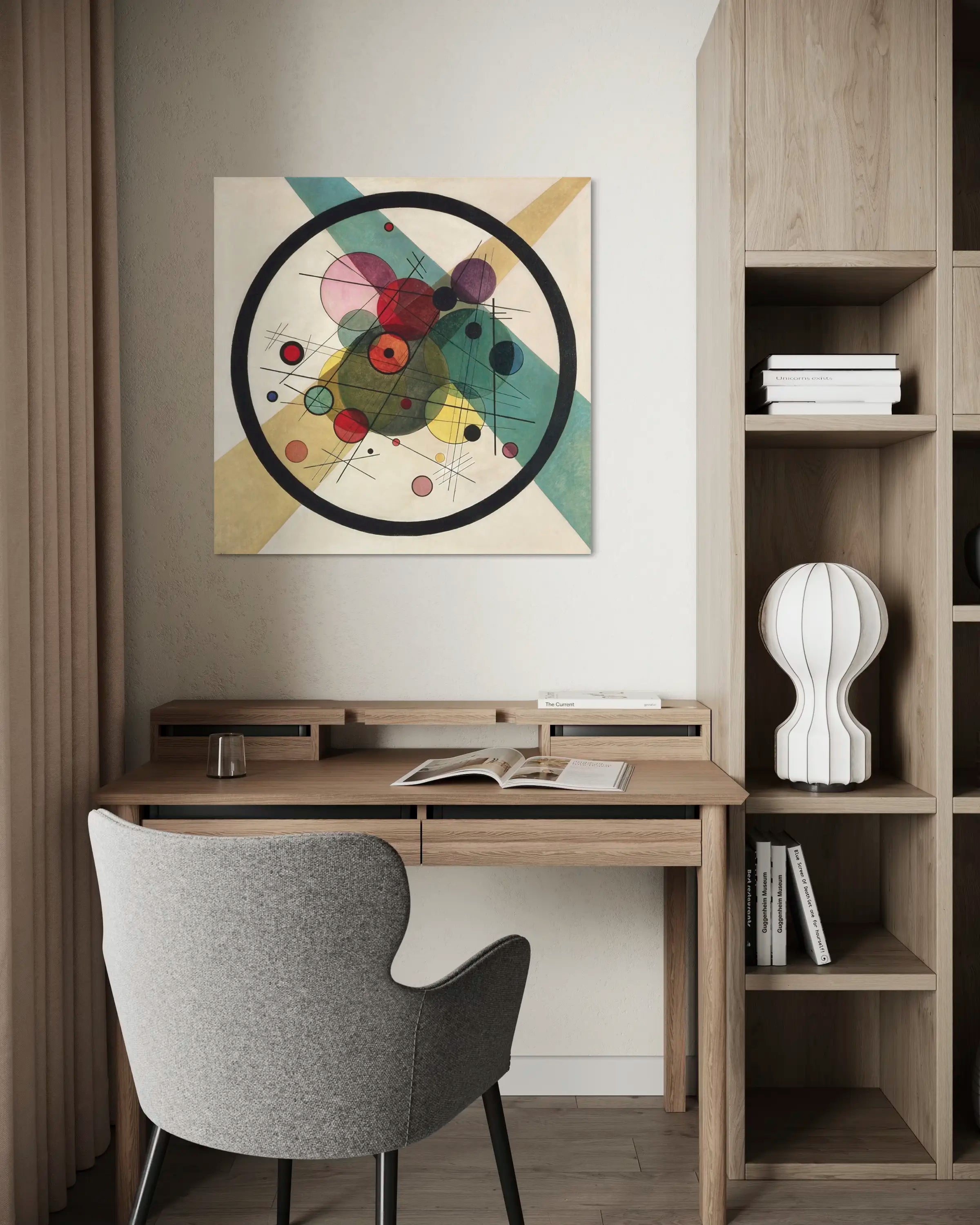 Cercles encerclés - Peinture d'art