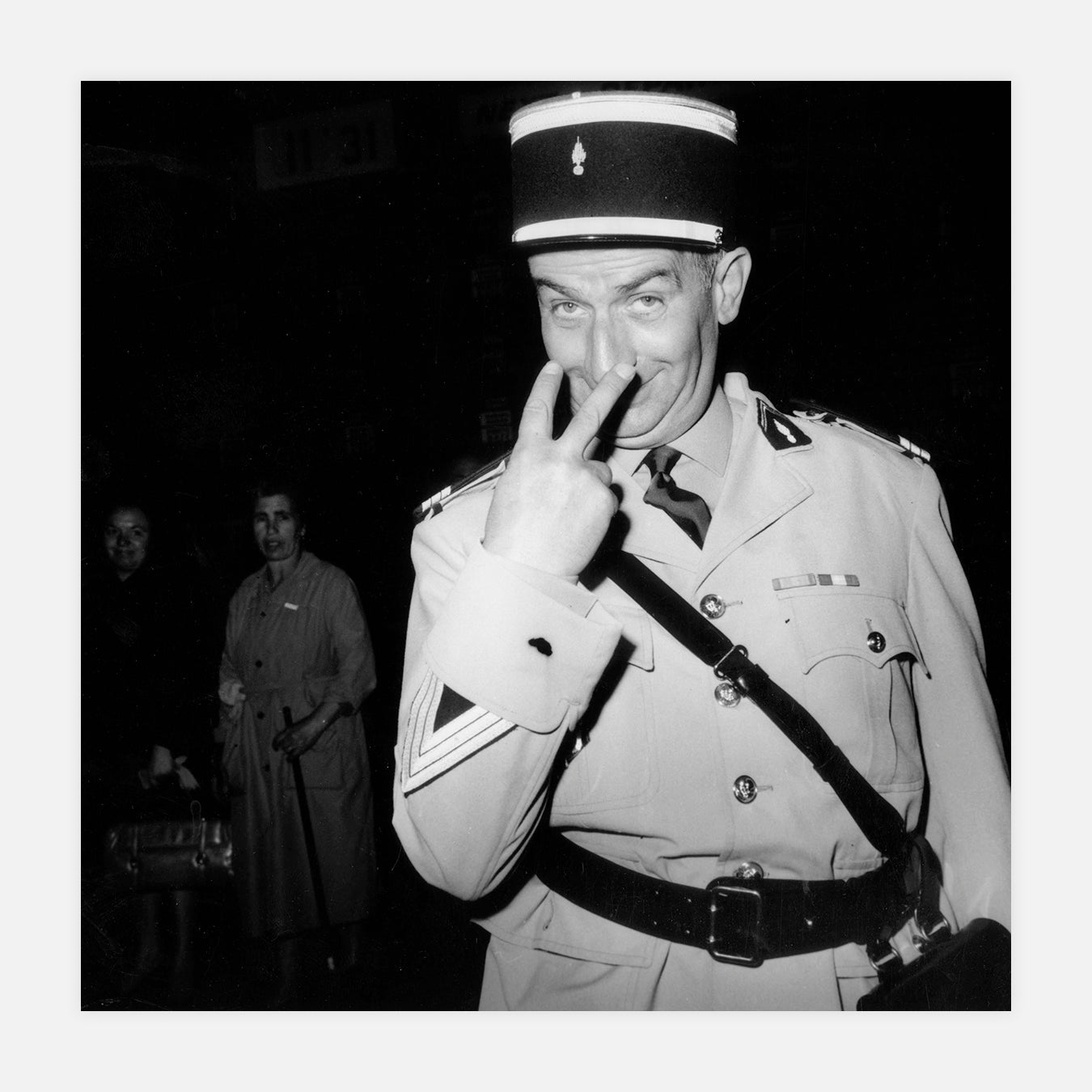 L'acteur Louis de Funès - Photo d'art