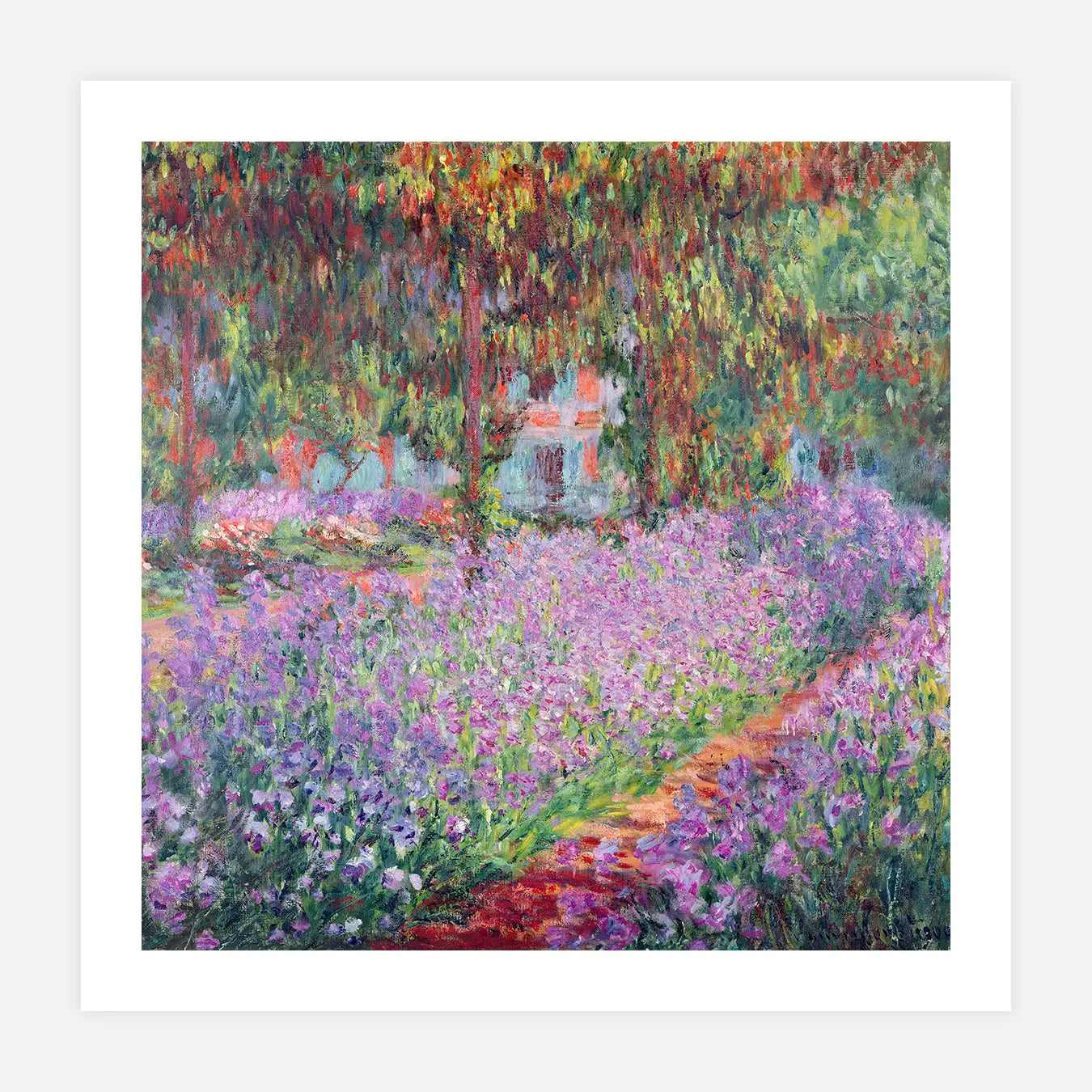 Le jardin de l'artiste à Giverny - Peinture d'art