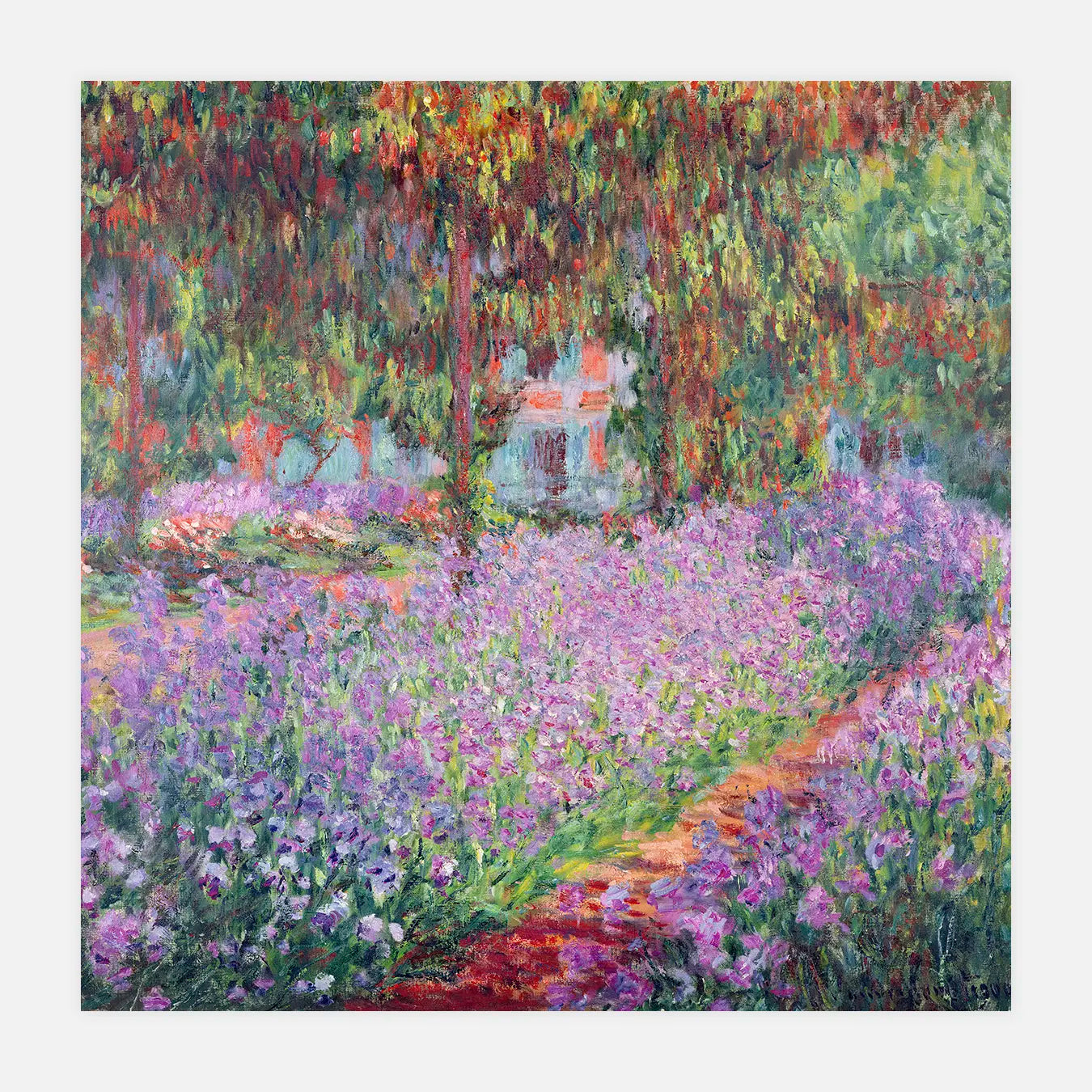 Le jardin de l'artiste à Giverny - Peinture d'art