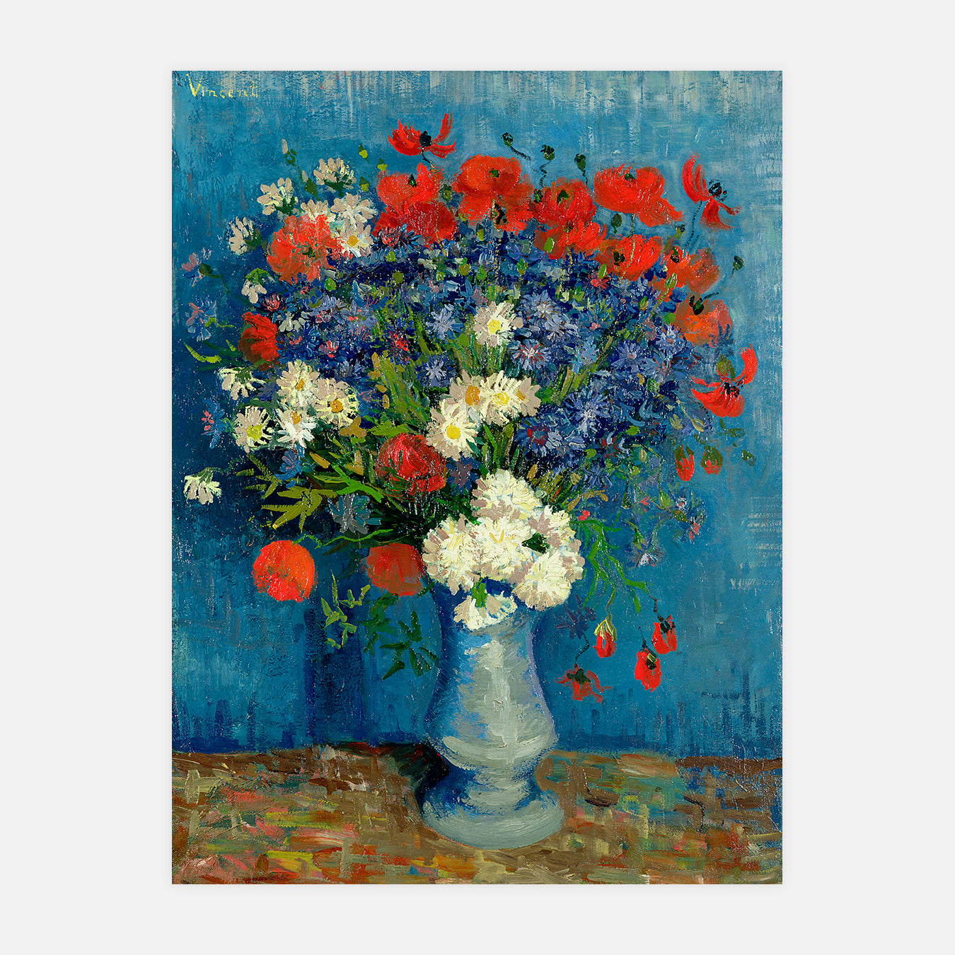 Vase Aux Coquelicots, Peinture par Kulhaneck