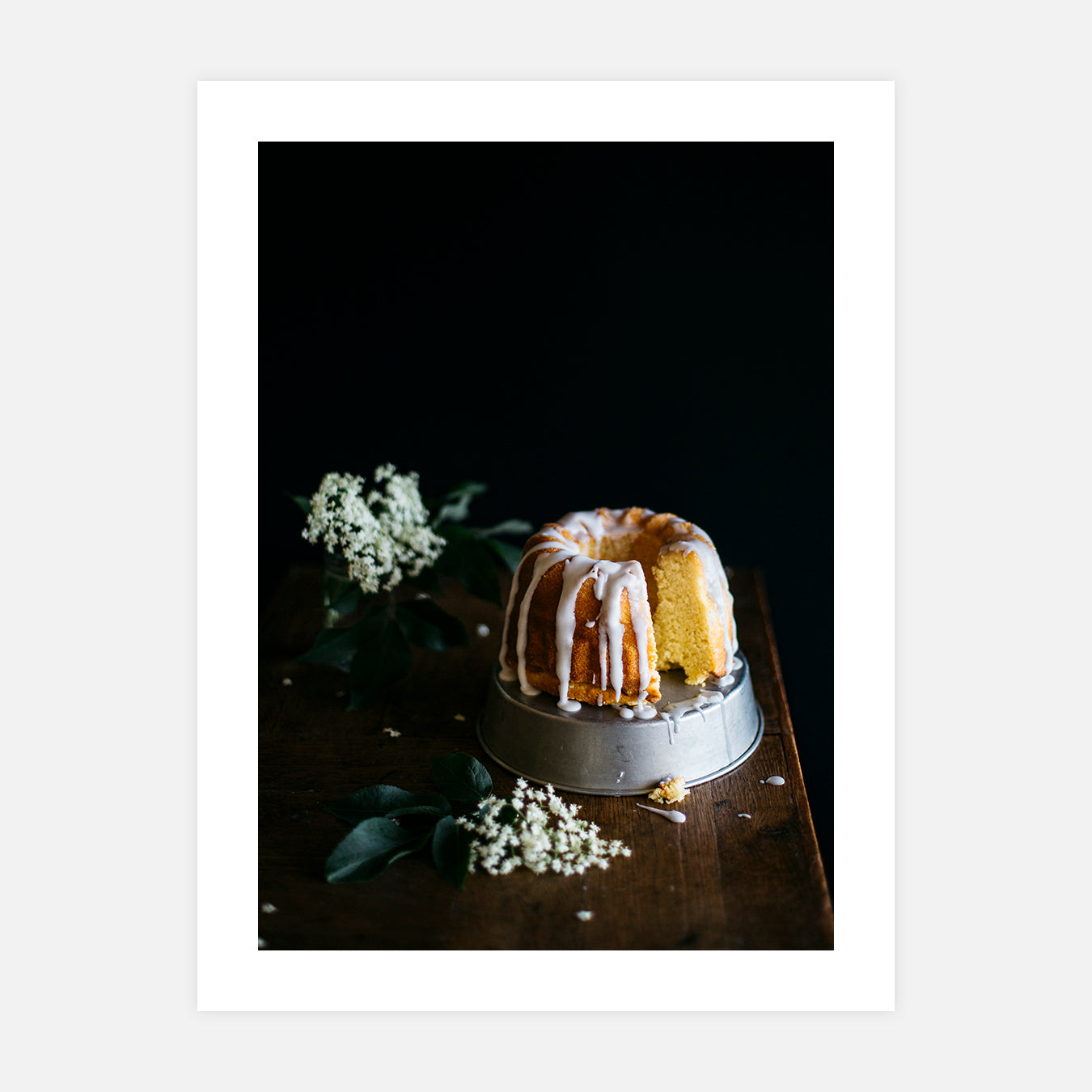 Bundt cake sureau - Photo d'art