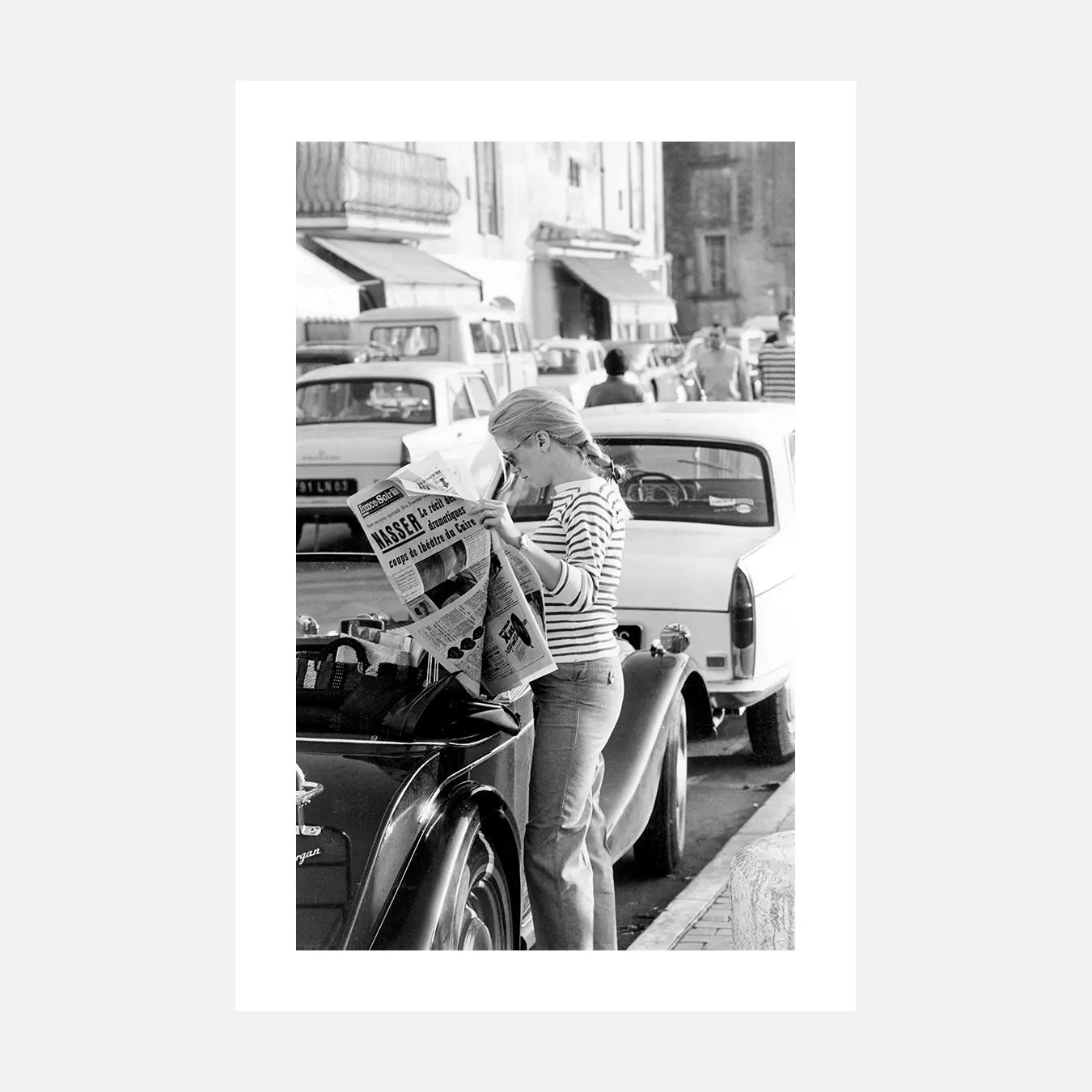 Catherine Deneuve à St-Tropez - Photo d'art