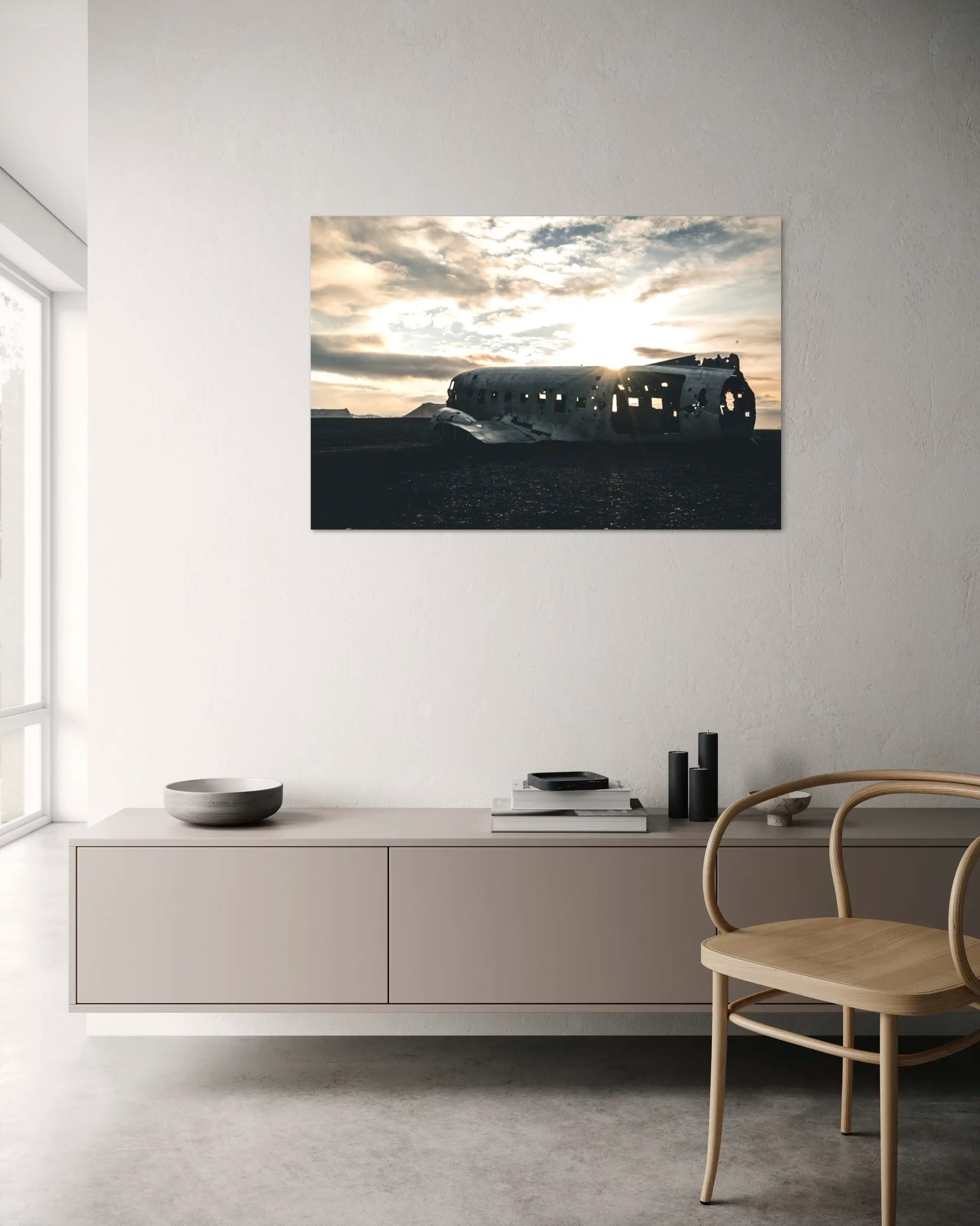 Lever du soleil DC-3 - Photo d'art