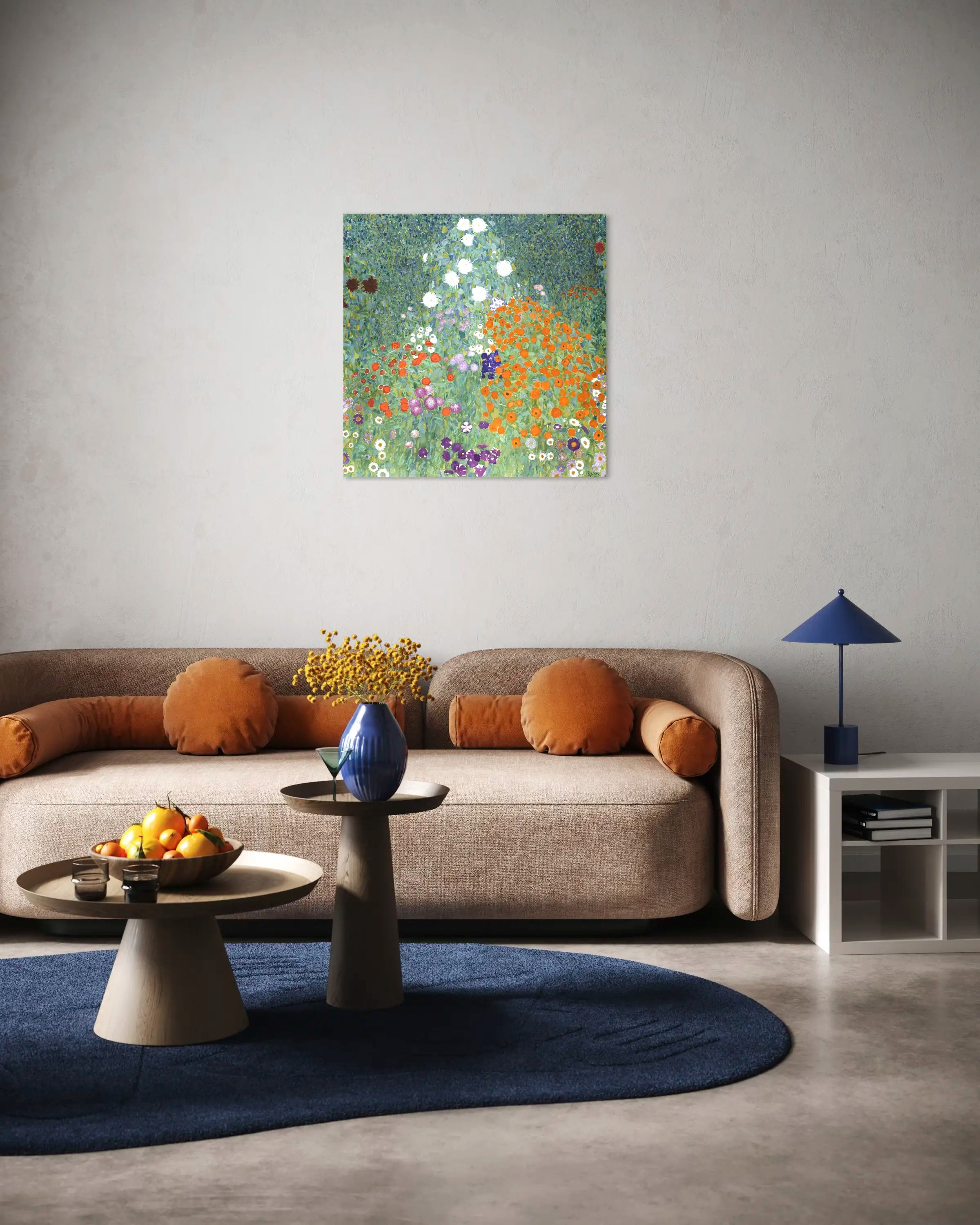 Jardin de fleurs - Peinture d'art