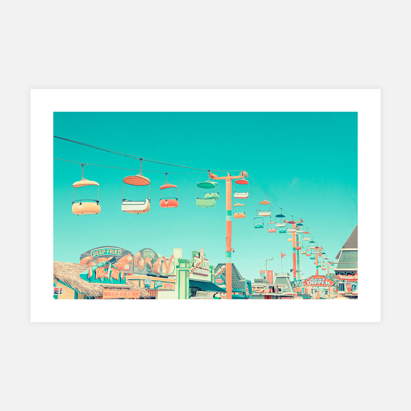 Colorful Boardwalk - Photo d'art