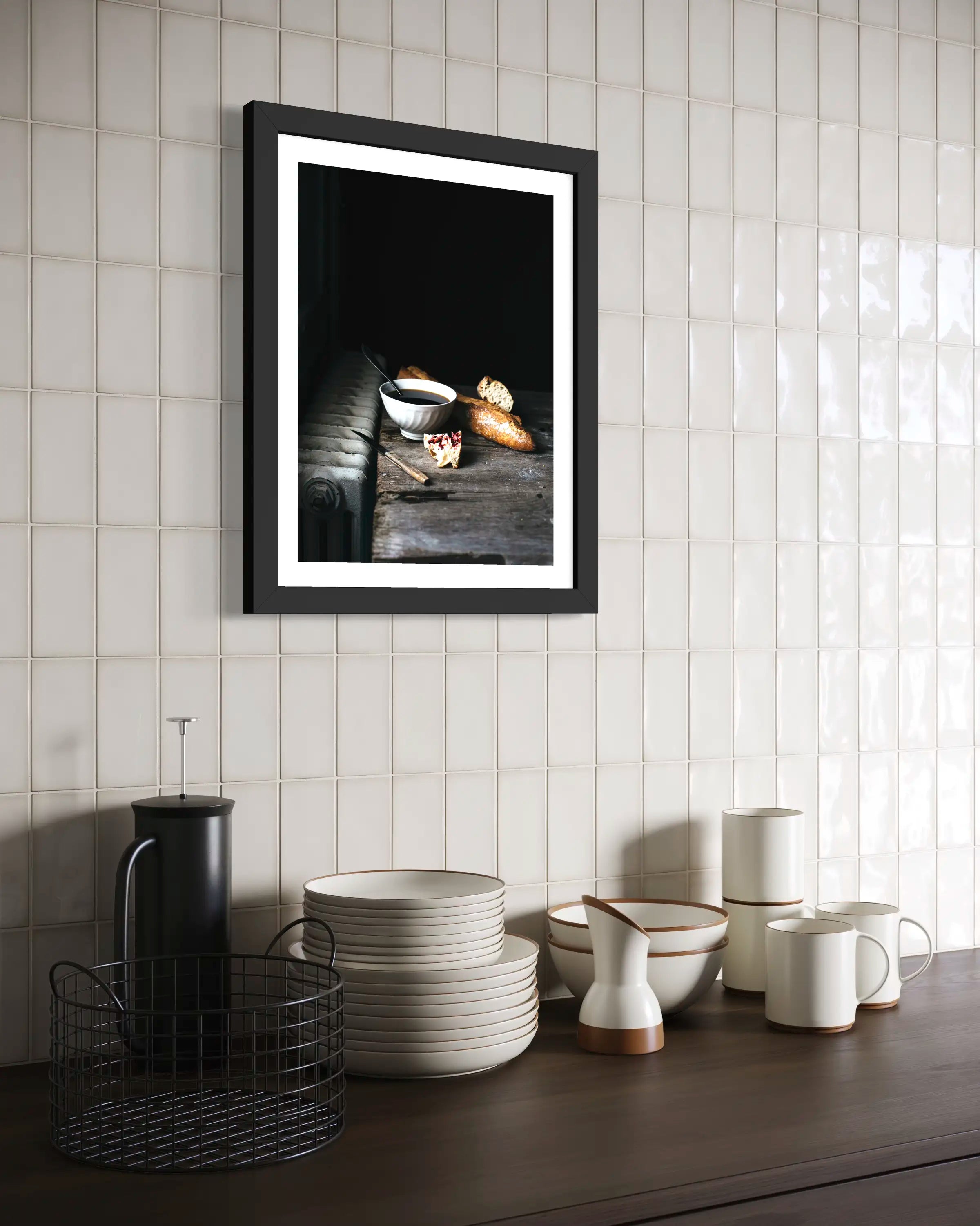 Petit déjeuner français - Photo d'art