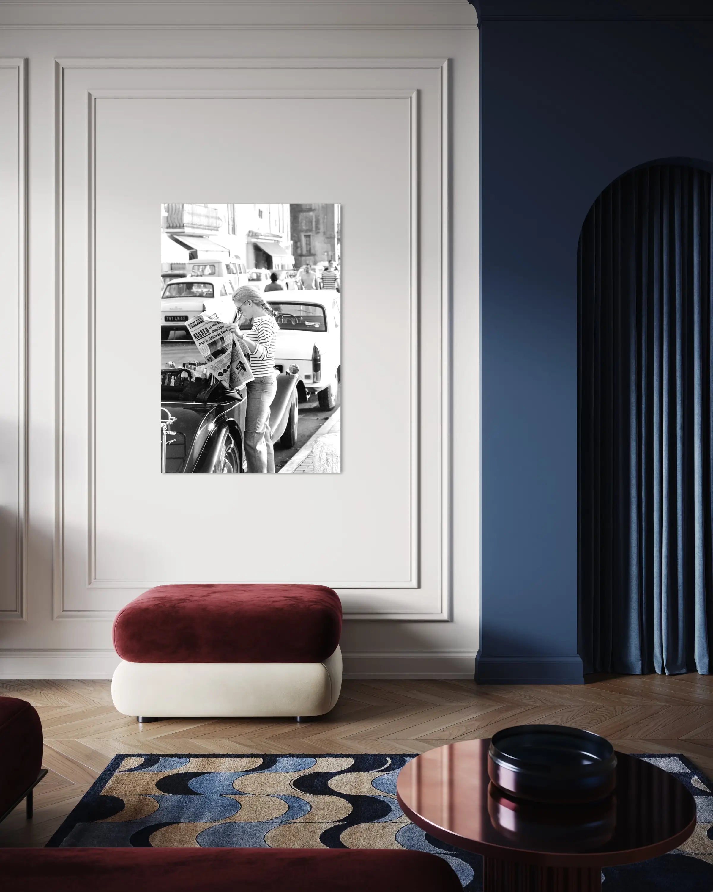 Catherine Deneuve à St-Tropez - Photo d'art