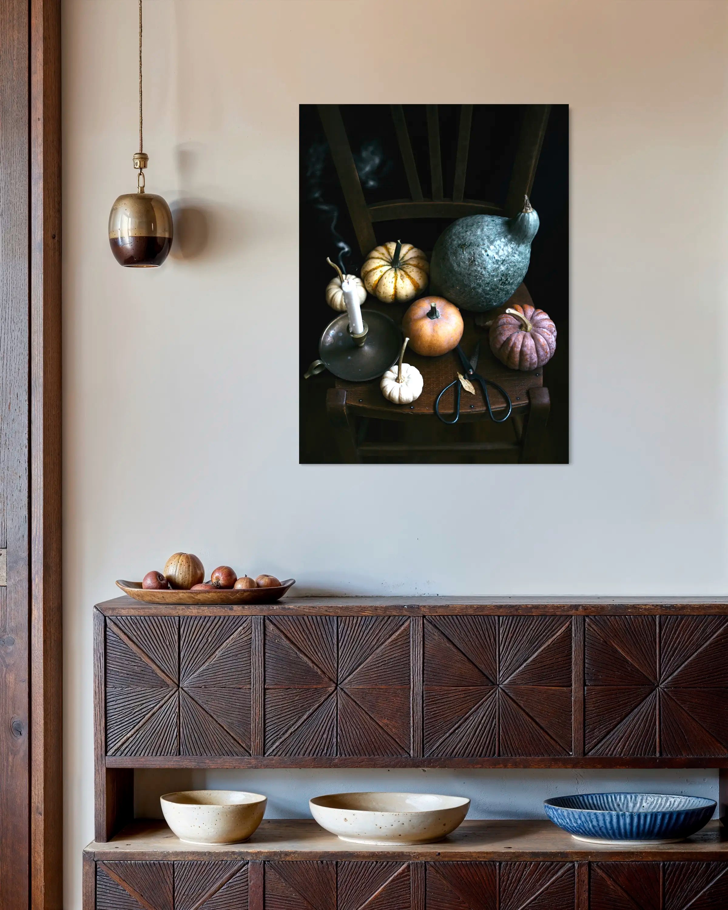 Nature morte courges - Photo d'art