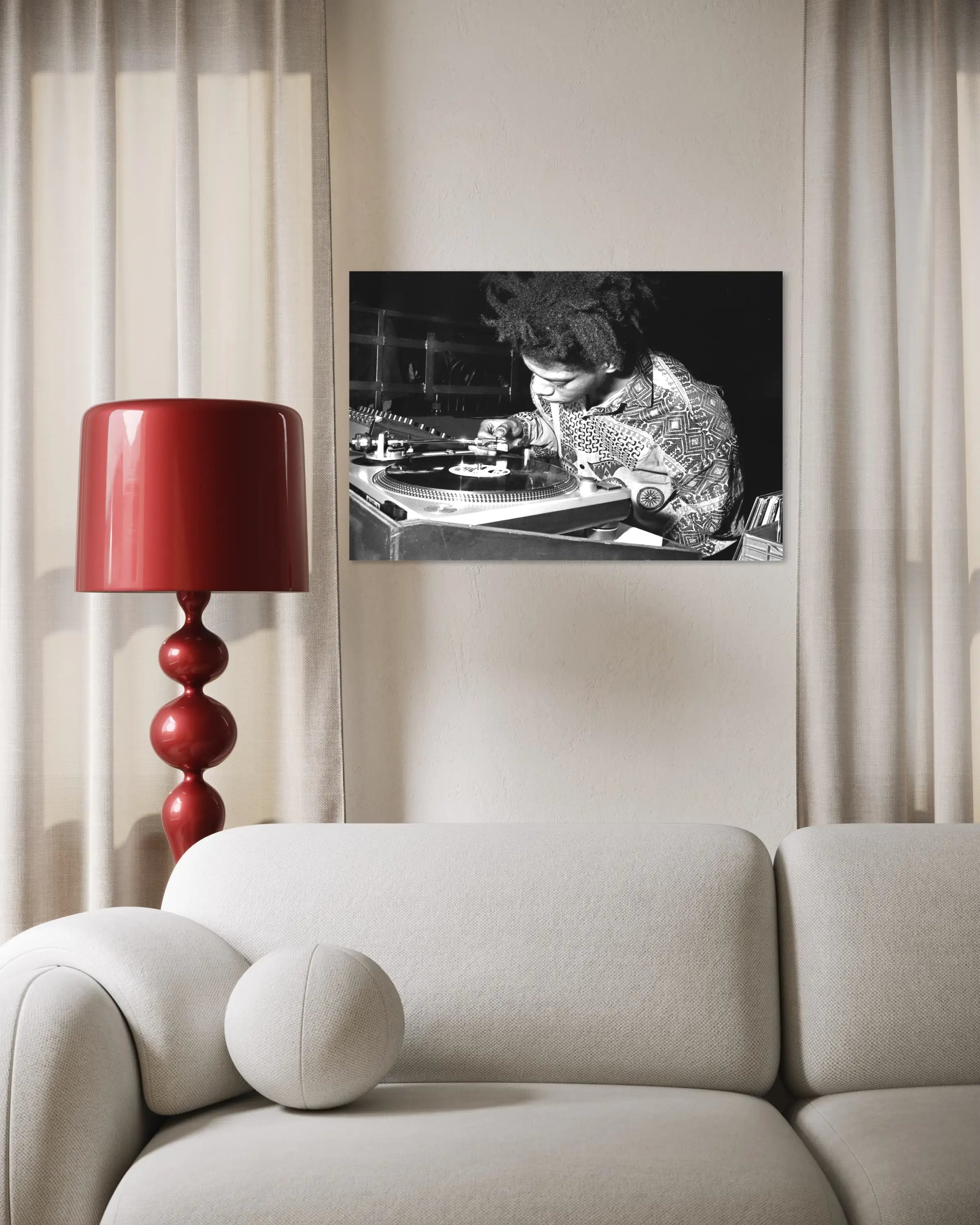 Le DJ Jean-Michel Basquiat - Photo d'art