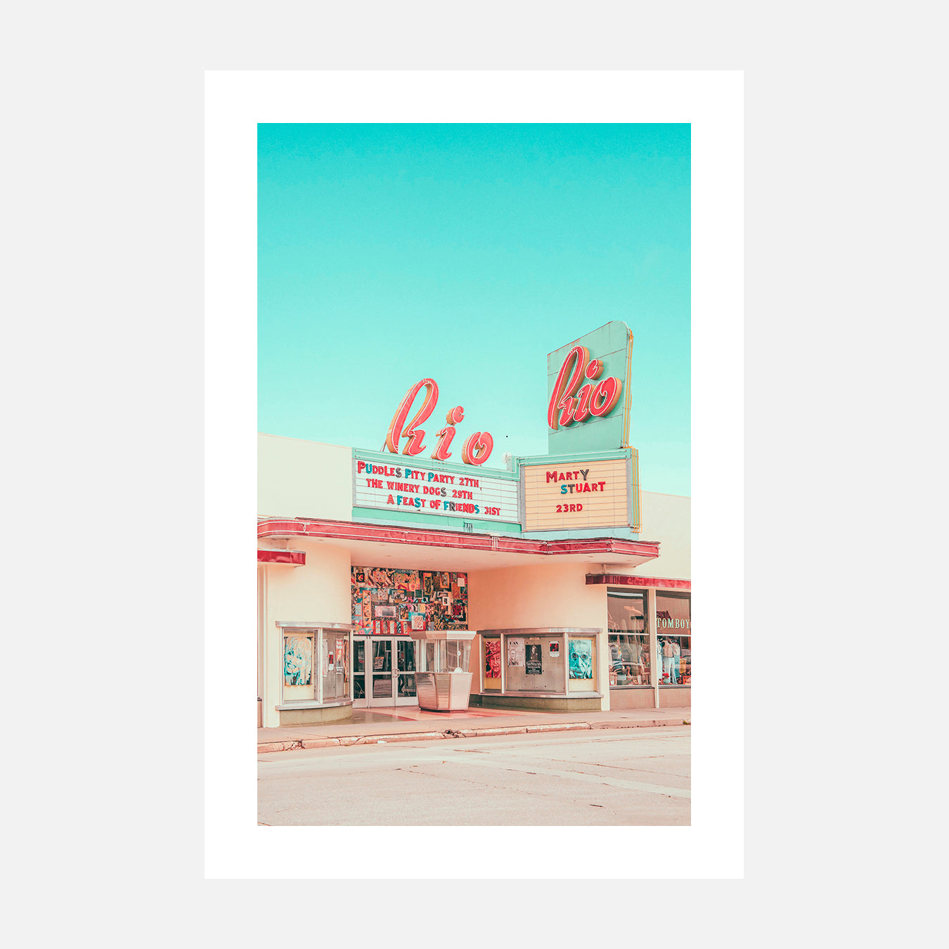 Retro cinema - Photo d'art