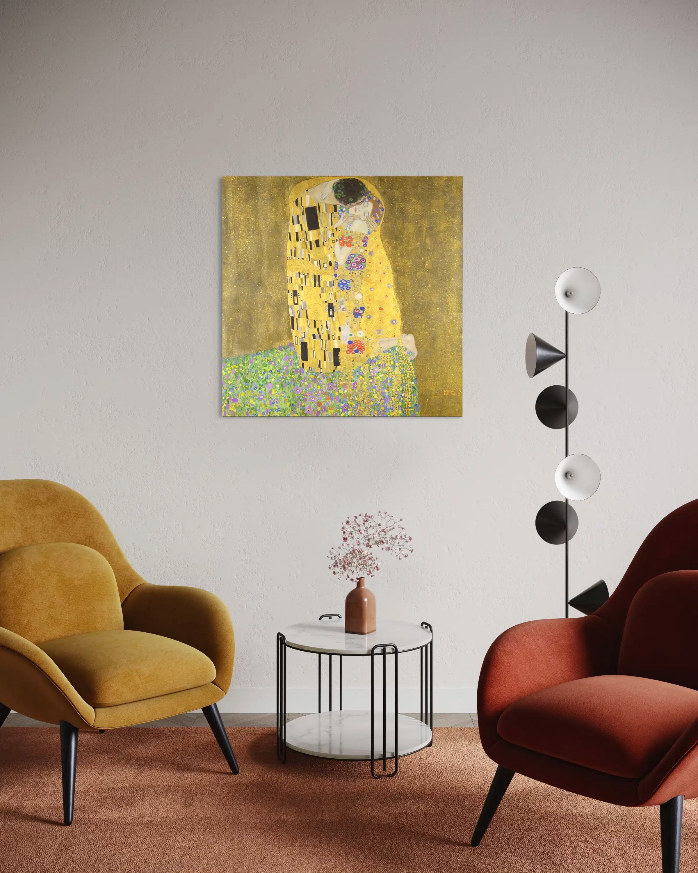 Le baiser - Peinture d'art