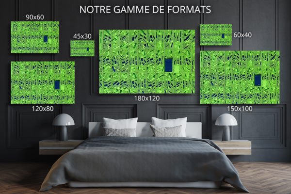 photo green cube dufour formats deco